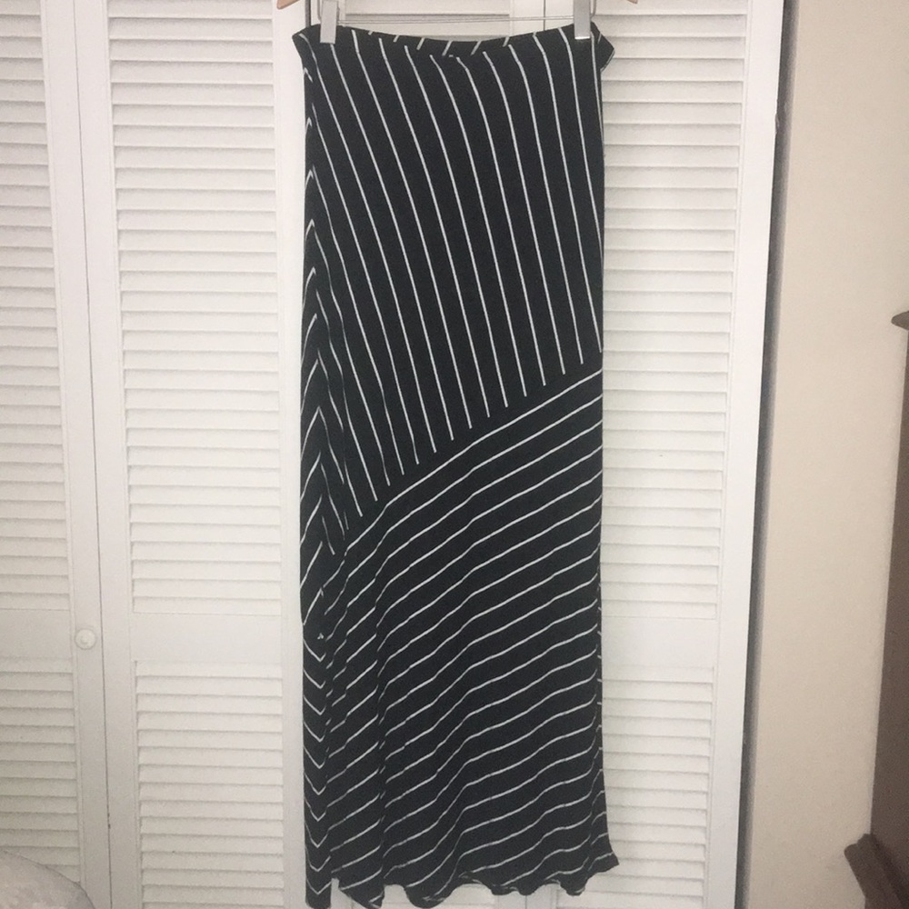 Matty M Black and White Maxi Skirt Sz. XL